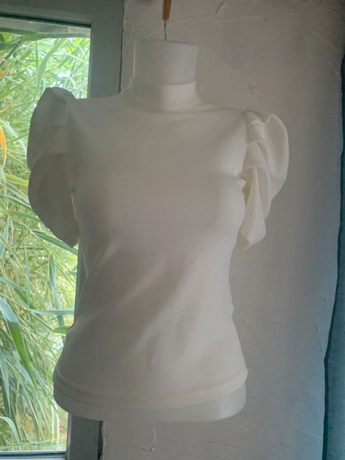 Blouse blanche SHEIN taille XS dos nu - photo numéro 2