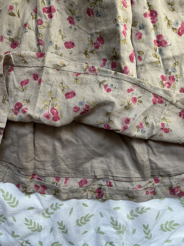 robe sans manches gris à motifs fleuris 24 mois bout'chou - photo numéro 6