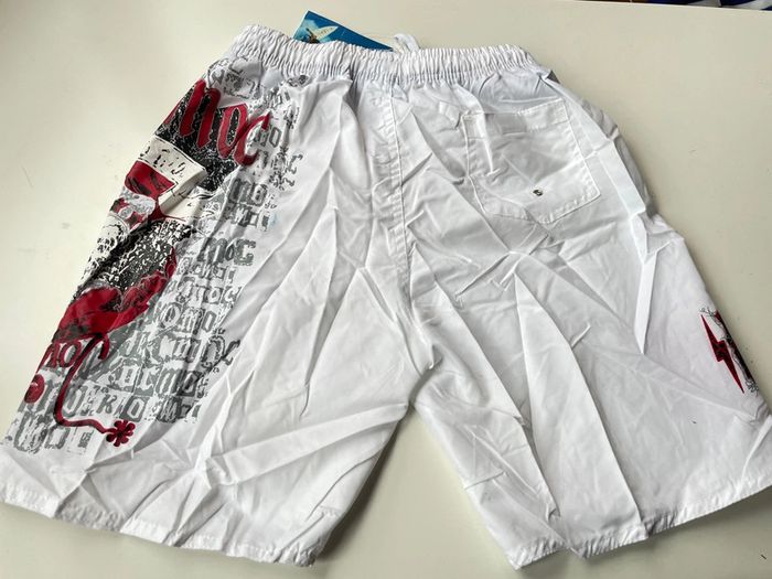 Short de bain blanc taille 14 ans - photo numéro 2