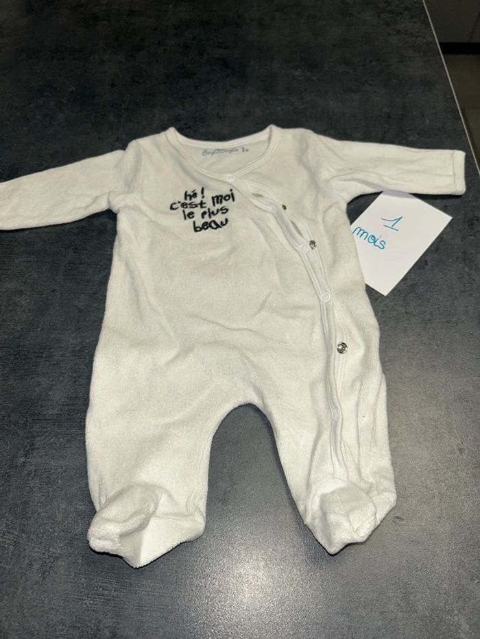 Pyjama bébé « c’est moi le plus beau » - photo numéro 2