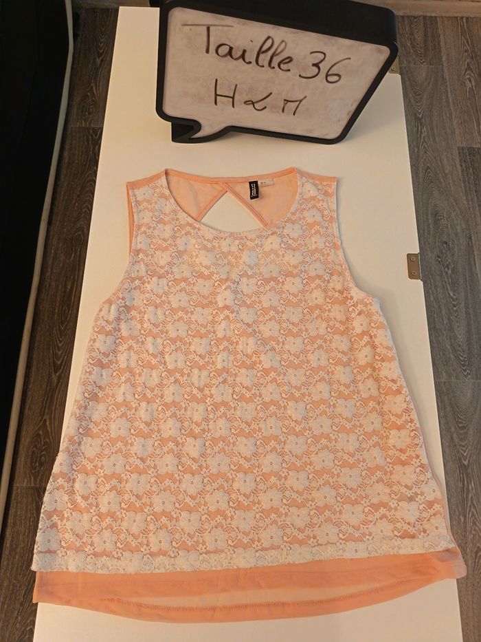 Débardeur H&M couleur saumon