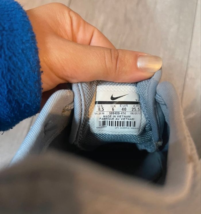 Basket Nike air Max bleues - photo numéro 2