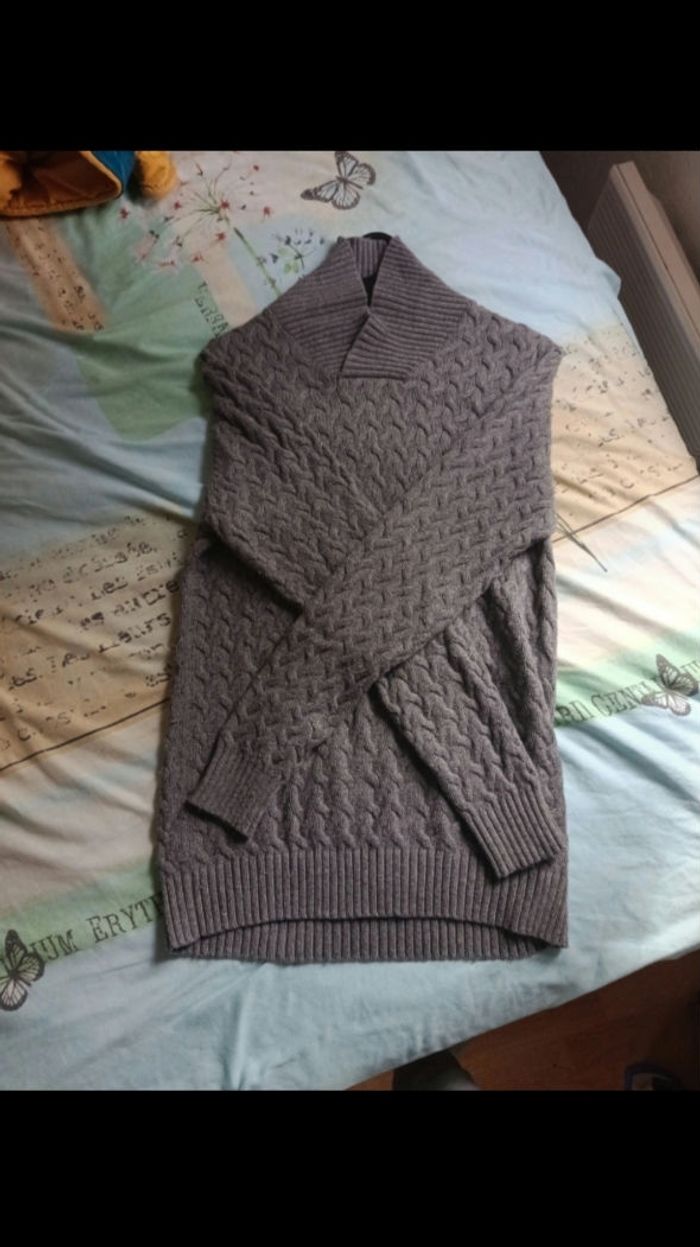 Pull R&Co gris - photo numéro 2