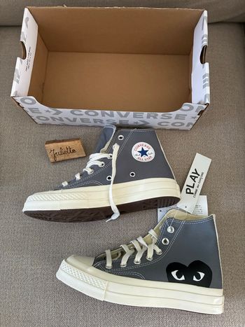 Converse montantes grises x Comme des Garçons – Taille 35