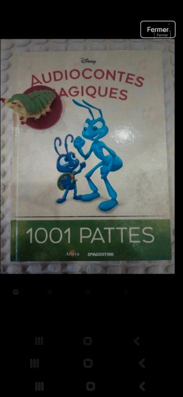 36Eme audioconte magique collection altaya deagostini livre et figurine disney audio conte