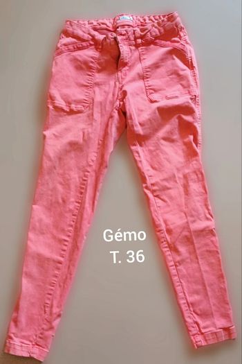 Pantalon rose Gémo t.36