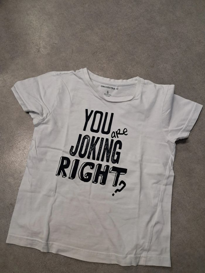 tee shirt garcon 6 ans orchestra