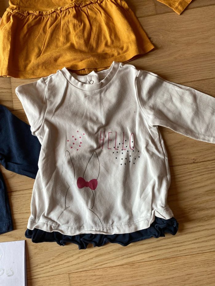 Lot 3 mois hauts blouses fille - photo numéro 7