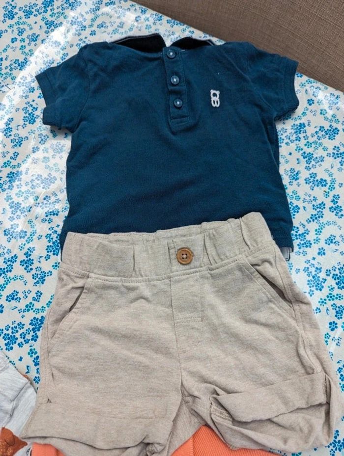 Lot ensembles été garçon 6-9 mois - photo numéro 4