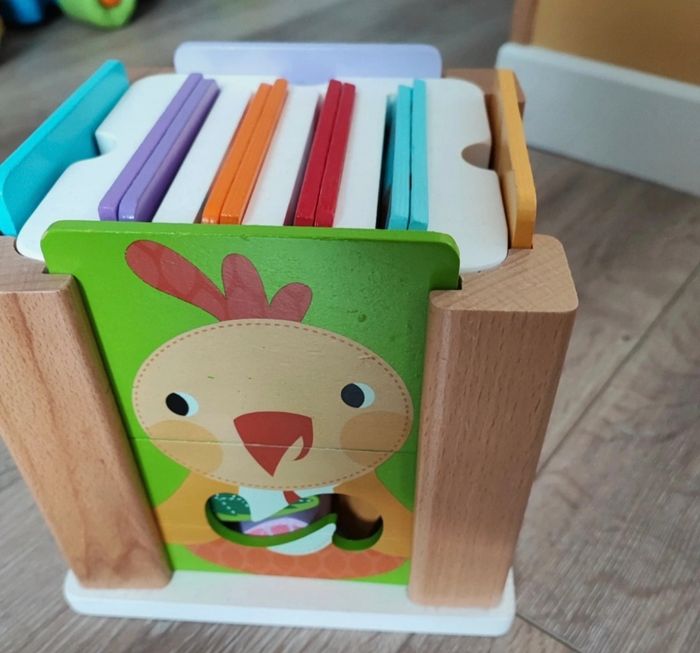 Jeu d'encastrement en bois - photo numéro 3