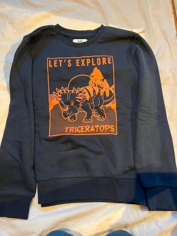 Sweat bleu marine La Halle 12 ans