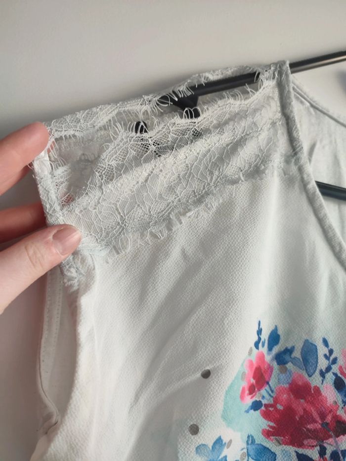 Blouse GDM fleurie - photo numéro 3