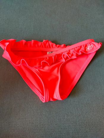 Bas de maillot fille 2 ans – Rose à volants – Haute Pression – Neuf avec étiquette