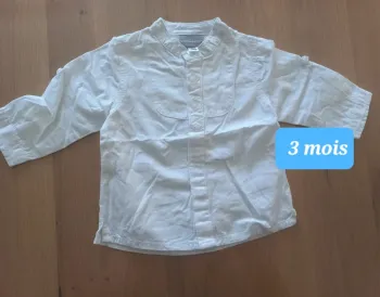 Chemise ML vertbaudet 3 mois