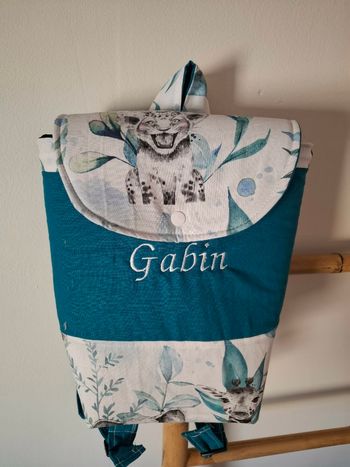 Sac à dos savane turquoise 