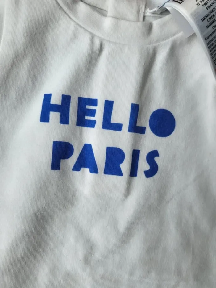 Lot de 2 bodys neufs Jacadi Paris blanc et orange 6 mois - photo numéro 16