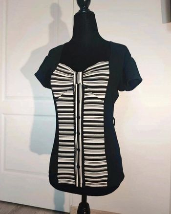 T shirt noir taille unique