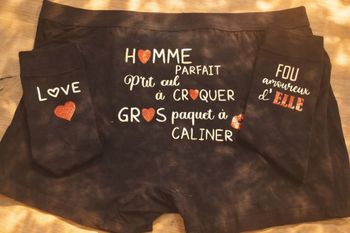 Caleçon chaussette homme humoriste 