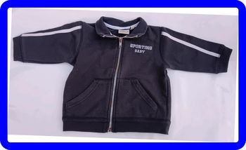 Sweat zippé 12 mois In Extenso