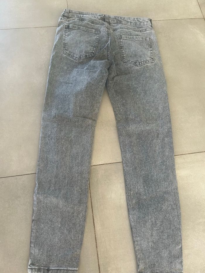 Jean élastique, gris foncé - photo numéro 3