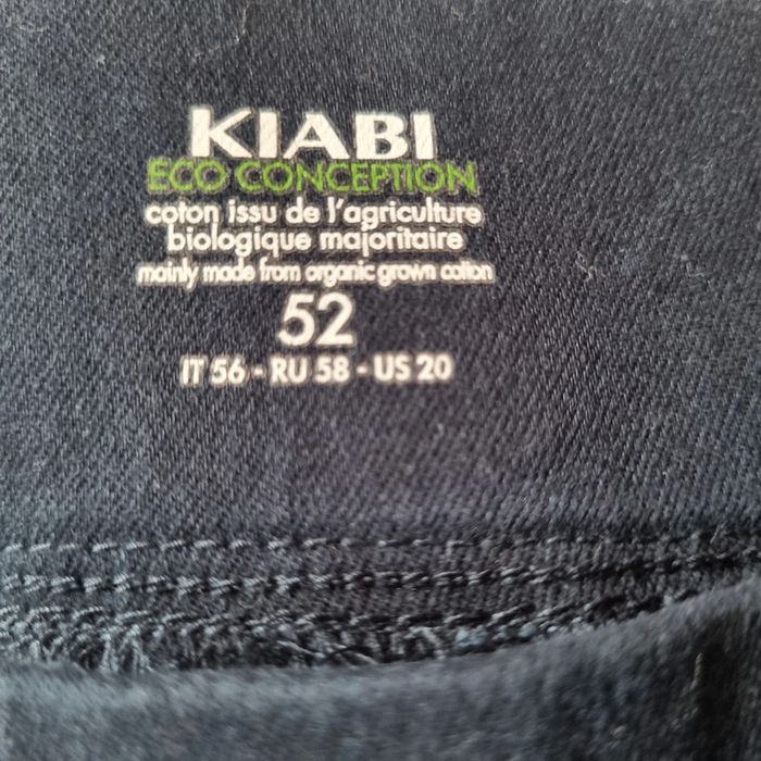 Jegging 52 kiabi neuf bleu marine elasthane - photo numéro 4