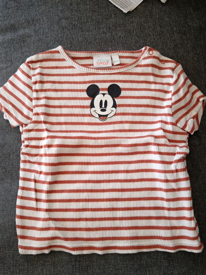 Lot t-shirt disney baby mickey et simba - photo numéro 2