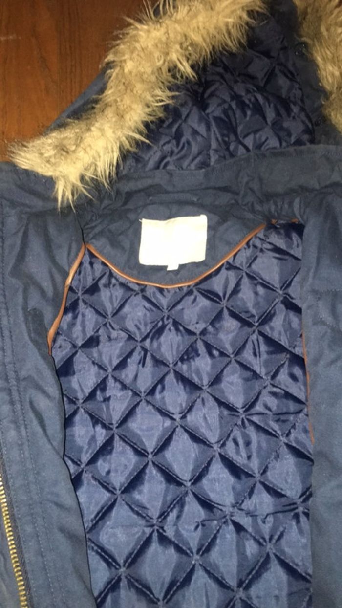 Manteau fille bleu marine - photo numéro 2