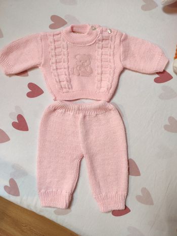 Ensemble layette bébé fille - 1 mois - très bon état - Barbouillage