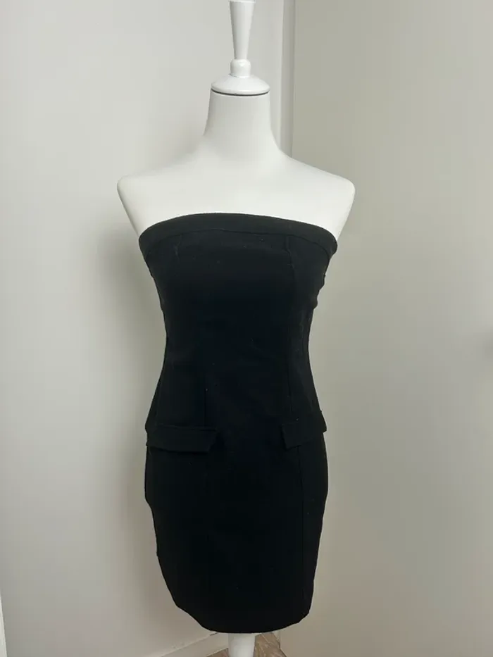 Robe bustier noire moulante taille S (Intimissimi