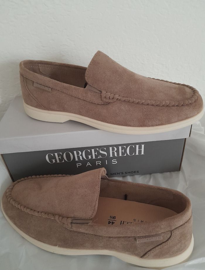 Mocassins homme couleur taupe