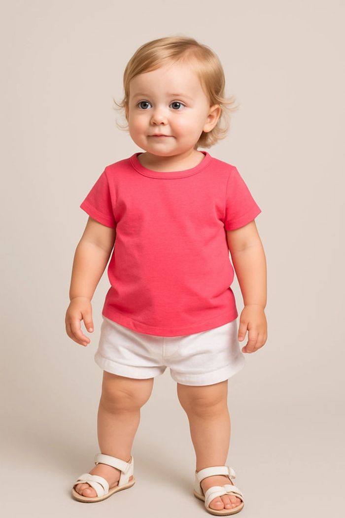 T-shirt rose fushia Kimbaloo