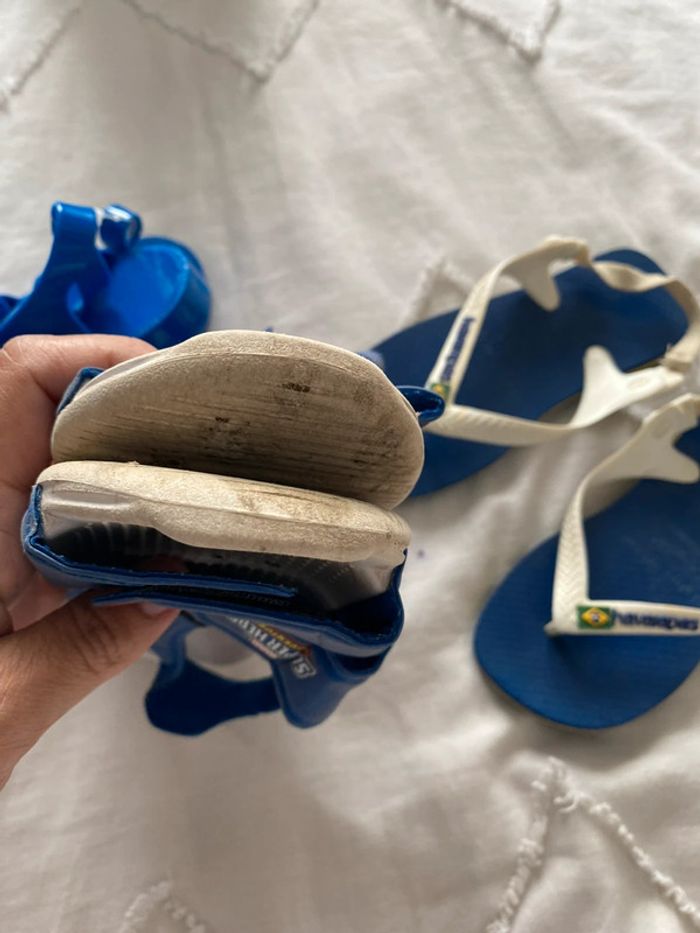 Lot de 3 paire de sandalette ,claquette garçon 25/26 - photo numéro 10