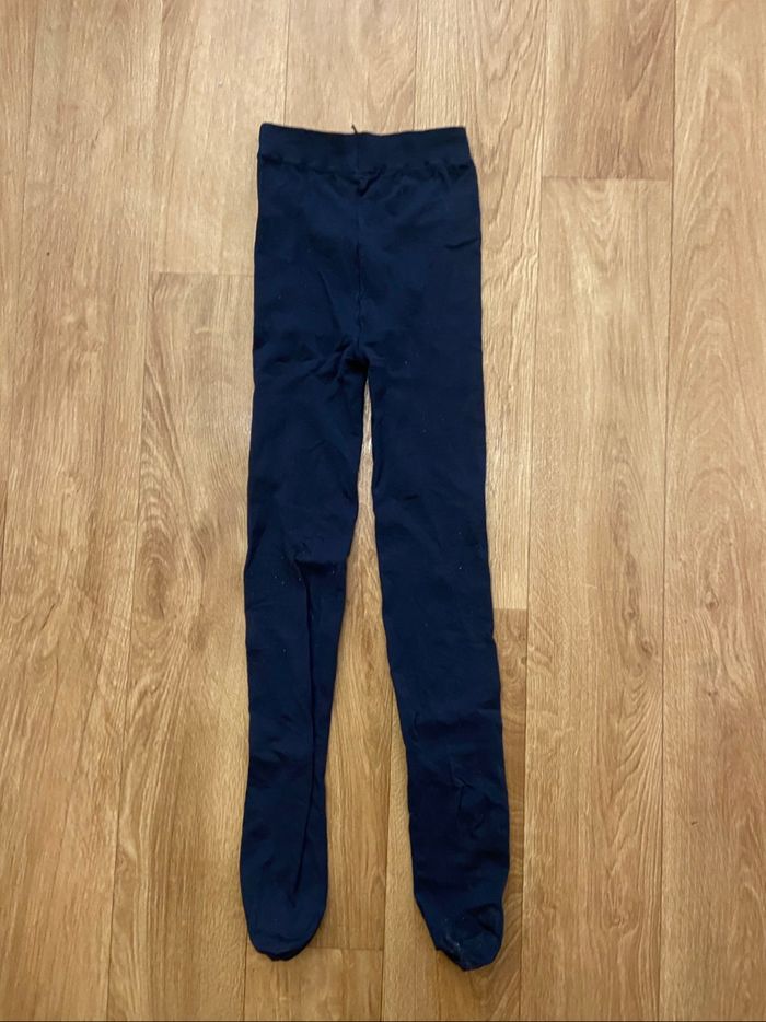 Lot de 3 paires de collants marine 5/6 ans - photo numéro 4