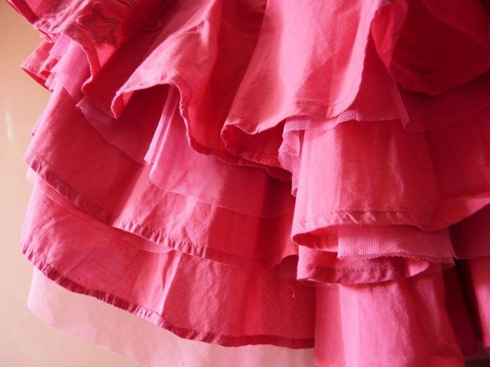 Jupe corolle Fille Molo 12 ans TBE multi-jupons tulle rose fuschia - photo numéro 2