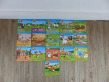 lot de 16 livres les animaux de la ferme Collection Altaya