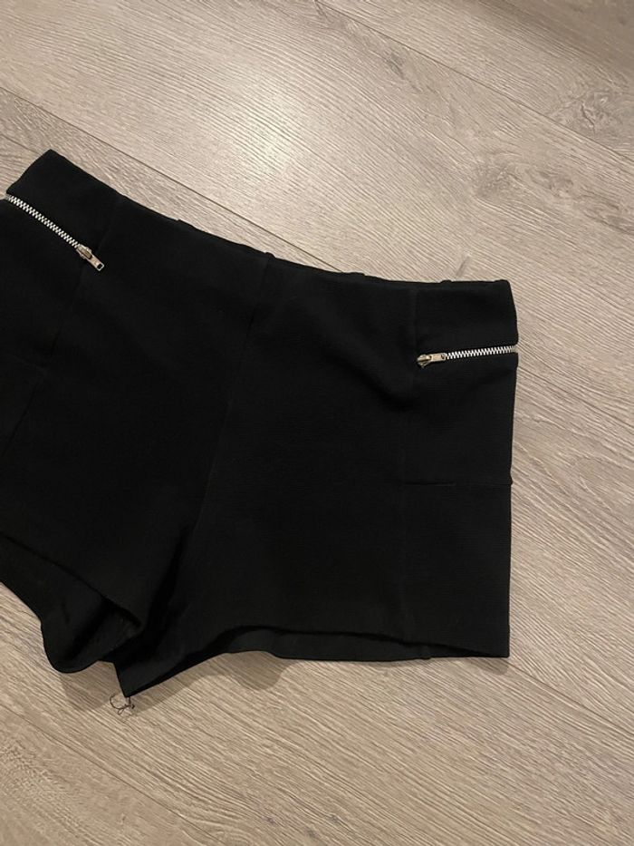 Short noir Pull & Bear - Taille L (40) - Fermetures éclair - photo numéro 3