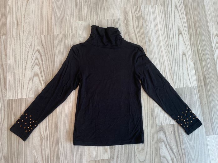 Col roulé noir étoiles orchestra 6 ans - photo numéro 7