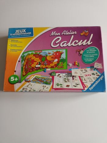 Mon atelier calcul ravensburger complet