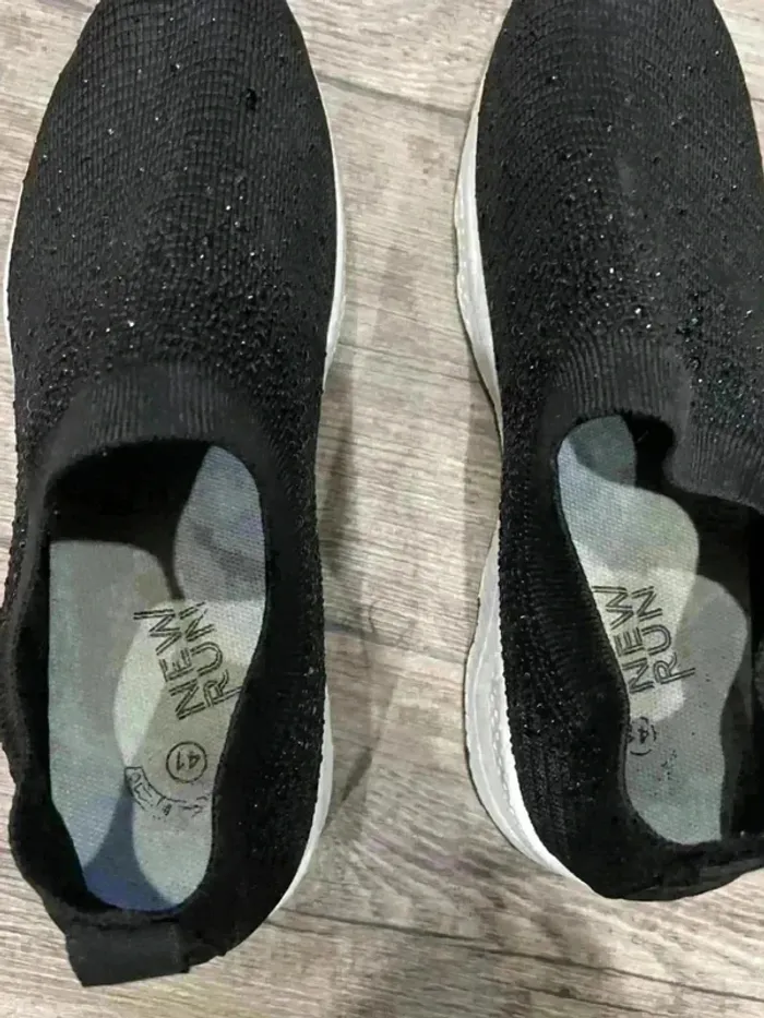 Sneakers à talon compensé Femme noir - photo numéro 15