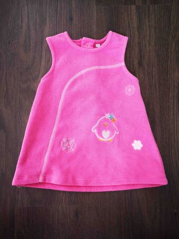 Robe polaire rose
