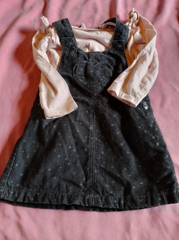 Ensemble robe velour