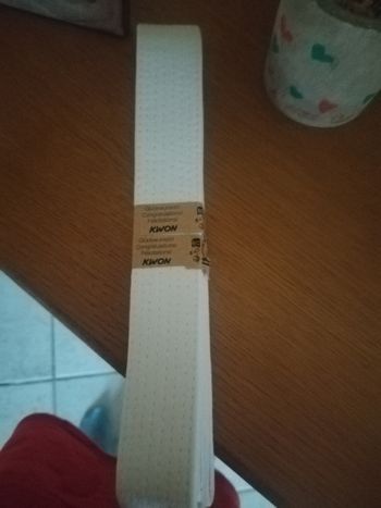 Ceinture blanche karaté