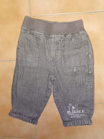 Jean gris ourson 9 mois