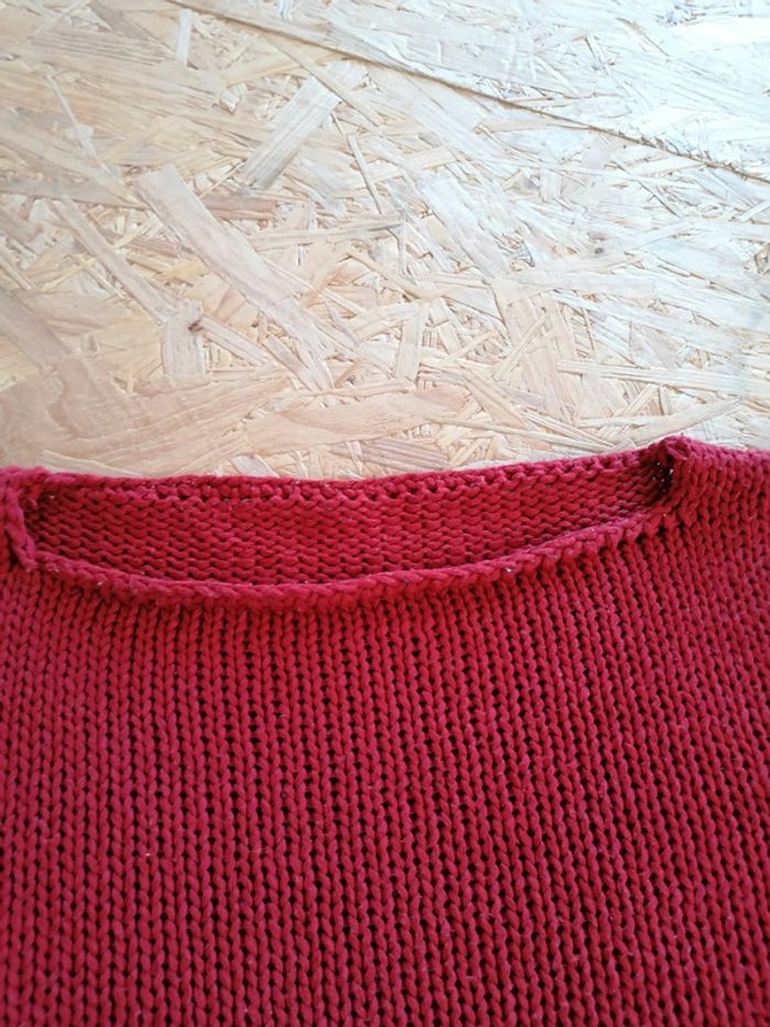 Pull rouge t 38/40 - photo numéro 2