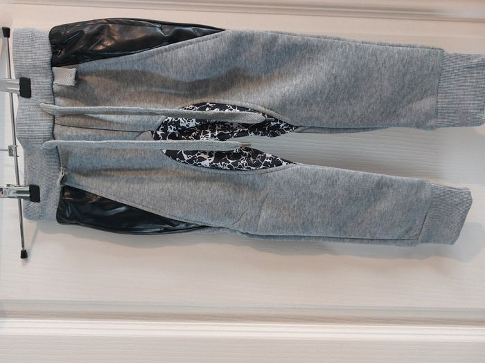 survêtement jogging gris et noir urban 4 ans - photo numéro 2