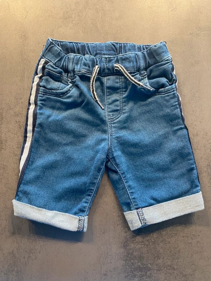 Short bermuda bleu denim Losan taille 5 ans