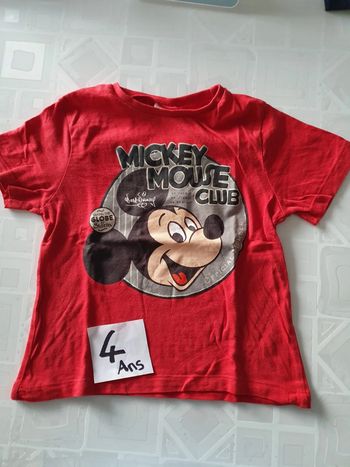 T-shirt Mickey 4 ans