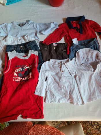 Lot de 11  vêtements garçon 1 an 12 mois