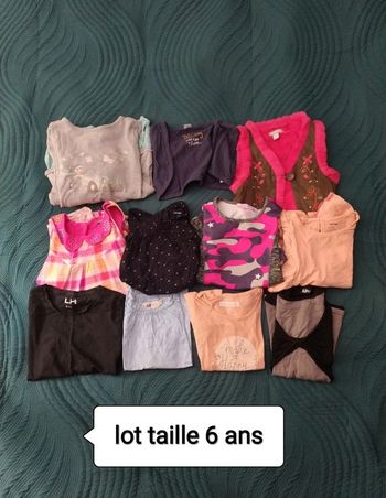 Lot vêtements fille 6 ans