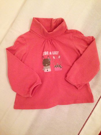 Sous-pull Rose Foncé enfant 3 Ans